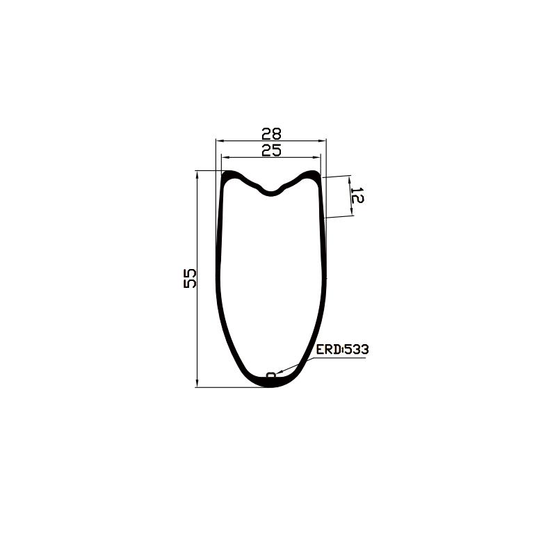 25mm Tubular Bicycle Rims 25mm Tubular Bicycle Rims